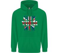 Ive Prendi il Tuo Sei Union Jack Bandiera Militare Parà Bambini Felpa