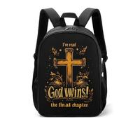I've Read The Final Chapter God Wins Zaino casual divertente zaino quotidiano borsa a tracolla da viaggio per donne e uomini