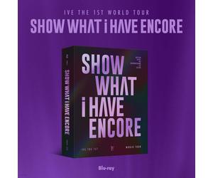 IVE THE 1ST WORLD TOUR SHOW WHAT I HAVE ENCORE Blu-ray 2DISC+P.Book+6p Card+Gift