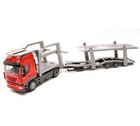 Iveco Stralis Bisarca Red Rosso 2008 New Ray Newray 1:43 Nuovo Die-cast