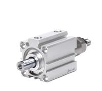 IVEKYKIBC 1 pz J80/100mm Alesaggio Pistone a Doppio Effetto Utensili Lega di Alluminio Corsa Regolabile Cilindro Pneumatico Compatto ad Aria Sottile(Stroke 100-50,SDAJ100-S Magnet)