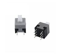 IVEKYKIBC Interruttori industriali 10PCS Mini Interruttore a Pulsante 6Pin Push Tactile Power Micro Switch Pulsante on/off autobloccante Interruttore a Scatto 8.5X8.5mm Interruttori 8.5 * 8.5mm