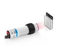 IVEKYKIBC Sensore fotoelettrico a riflessione a Specchio, Distanza di rilevamento 2 m, 10-30 V, 3 Fili NPN PNP, Interruttore fotoelettrico 90-250 V CA con riflettore(2m Dc 3-Wire Npn No)