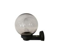 Ivela 1200-25 Applique sfera d.200mm fumè con base nera 1xE27