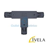 IVELA 7656-10-W30 GIUNTO A T COND TERRA DX 850 NERO