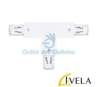 IVELA 7656-11-W31 GIUNTO A T COND TERRA SX 850 BIANCO