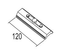 Ivela LKM Giunto per binari Sospensione binari Lunghezza 12 cm Ivela