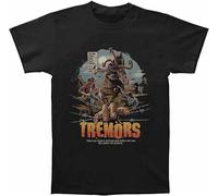 IVELLDAY Tremors 1990 Movie Horror Sci Fi Cult Retro Vintage T-Shirt Unisex Tee Black Black Black XL