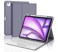 IVEOPPE Tastiera iPad Air 13 M3 2025/M2 2024 con Touchpad, Cover Tastiera Trackpad Italiano QWERTY Magnetico Staccabile Bluetooth con Portapenna per iPad Air 13 2024/2025, Viola lavanda