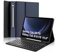 IVEOPPE Tastiera per Samsung Galaxy Tab S9 FE/S10 FE 10.9"/S9 11", Cover Tastiera Italiana Bluetooth Rimovibile per Samsung Galaxy Tab S9 2023/S9 FE 2023/S10 FE 2025, Blu scuro