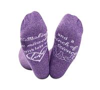 IVF Gift IVF Transfer Day Gift Inspirational Infertilità Calzini per le donne Lucky Transfer Socks In-vitro IVF Calzini Infertilità Calzini, Fare un miracolo Eu, M