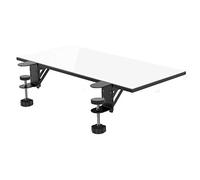 IVH Holz - Estensione ergonomica da scrivania con tastiera regolabile e vassoio per mouse, 64 x 24 cm, migliora il comfort con supporto per bracciolo e ottimizzazione dello spazio sulla scrivania