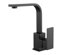 iVIGA rubinetto cucina, miscelatore lavabo girevole 360° Miscelatore cucina in acciaio inox con 2 tubi, miscelatore, lavabo con cartuccia in ceramica adatto per bagno, cucina, casa mobile
