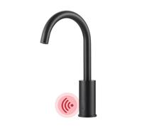 iVIGA Sensore per rubinetto : Sensore a infrarossi per rubinetto bagno cucina - Rubinetto bagno automatico con miscelatore temperatura scatola di controllo, nero (Nero)