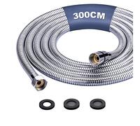 iVIGA Tubo flessibile per doccia, 300 cm in acciaio inox rame G1/2 Tubo flessibile per doccia resistente al calore cromato