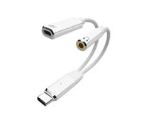 IVIVTOR Adattatore di ricarica per cuffie USB-C - 2 in 1 100 W e adattatore audio Y da 3,5 mm per telefoni di tipo C