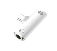 IVIVTOR Adattatore per cuffie USB-C - 2 in 1 Ricarica Rapida da 100W e Adattatore Audio da 3.5mm per Telefoni e Dispositivi di Tipo C