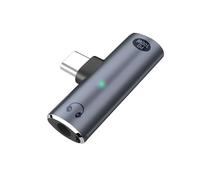 IVIVTOR Adattatore per cuffie USB-C - Ricarica rapida 2 in 1 100 W e adattatore audio da 3,5 mm per telefoni con tipo C