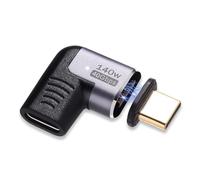 IVIVTOR Adattatore USB C Magnetico - 140W Adattatore Magnetic USB-C Angolata Trasmissione dati a 40 Gbps per Laptop, Tablet, Telefono