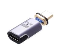 IVIVTOR Adattatore USB C Magnetico - 140W Adattatore Magnetic USB-C Dritto Trasmissione dati a 40 Gbps per Laptop, Tablet, Telefono