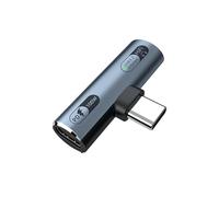 IVIVTOR Splitter Caricabatterie Cuffie USB-C - Adattatore Audio e 100W ricarica rapida 2 in 1 da 100 W per telefoni con dispositivi di tipo C