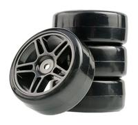 IVLAZLRG 1/10 RC Drift Auto Wheel And Pney Set Compatibile con Modelli D3 D4 D5(Black B 4PCS)
