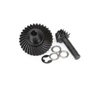 IVLAZLRG 1/10 RC Rock Crawler ASSE in Alluminio Nero Grigio Chiaro per Ingranaggi sottodrivi Opzionale SOA Compatibile con Vari Modelli(33T 8T Gear)