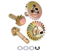 IVLAZLRG 2 Set Ingranaggi con smussatura Overdrive in Acciaio 24-8t 27-8t 30-8t 33-8t Compatibile con Modelli AR44 ASLE AR45 VS4-10 F9 Phoenix F10 e Veicoli RC Simili(24T)