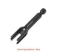 IVLAZLRG Abbazzina di plastica angolare Dritta M4 estremità con Sfera per Pivot da 7 mm Compatibile con Elemento Crawler rc 1/10 TF2 CC01 Building Link(Black Tool)