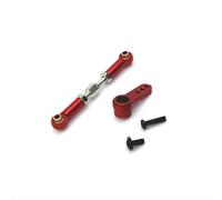 IVLAZLRG Accetibili di sterzo e Braccio di sterzo in Metallo compatibili con 16207 16208 16209 16210 H16 1/16 Auto RC(Red)