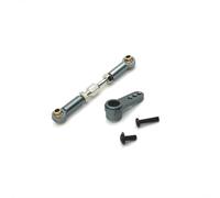 IVLAZLRG Accetibili di sterzo e Braccio di sterzo in Metallo compatibili con 16207 16208 16209 16210 H16 1/16 Auto RC(Dark Grey)