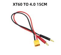 IVLAZLRG Aeromobile Modello da 15/30 cm Caricatore B6 Compatibile con XT30 XT60 XT90 EC3 EC5 TRX Plug T Plug a 4,0 mm Testa di Banana(XT60 to 4.0 15cm)