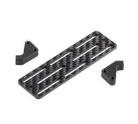 IVLAZLRG di Telaio in Fibra di Carbonio per 1/10 RC Crawler Compatibile con costruttori AR44 AR45 Cheater Rigs(Battery Tray)