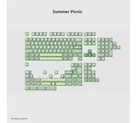 IVLAZLRG Keycap tastiera meccanica trasparente 170 DDA altezza compatibile materiale PC sublimazione termica per l'uso di ufficio e gioco(G)