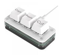 IVLAZLRG KeyPad di programmazione macro RGB per Photoshop e HotSwap Copia Copia Copia Pulsante Macropad(3Key Copy Paste)