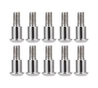 IVLAZLRG M3x4x10mm Hex Pulsante Incisione Le Viti della Spalla di Kingpin compatibili con Modelli di Auto RC 1/10 AR44 AR45 Vanquish F10 F9 Pacchetto di 10(Silver 10PCS)