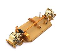 IVLAZLRG Pacchetto di addestramento differenziale Centrale della Piastra Inferiore in Metallo Compatibile con 1 14 144010 144001 144002 Parti di Auto RC(Yellow)