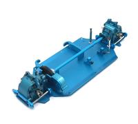 IVLAZLRG Pacchetto di addestramento differenziale Centrale della Piastra Inferiore in Metallo Compatibile con 1 14 144010 144001 144002 Parti di Auto RC(Bleu Ciel)