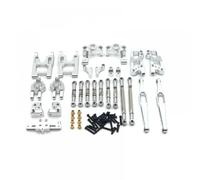 IVLAZLRG Set di aggiornamento in Metallo di 10 Accessori per 1/12 12423 12427 12428 Auto a cavalcavia RC Parti compatibili(Silver)