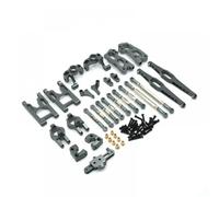 IVLAZLRG Set di aggiornamento in Metallo di 10 Accessori per 1/12 12423 12427 12428 Auto a cavalcavia RC Parti compatibili(Titanium Color)