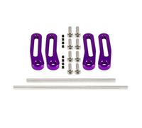 IVLAZLRG Set di paraurti in Alluminio modulare Compatibile con Telaio e Piattaforme del Crawler RC 1/10 per Varie Build tra Cui Il vagone di Potenza a zspeed e Il Corpo Cliffhanger(Purple Set)