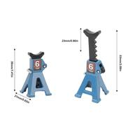 IVLAZLRG Simberatura di Simulazione in Ferro in Alluminio per 1/24 1/18 SCX24 RC Crawler Cars Compatibile con Vari Modelli(Blue)