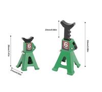 IVLAZLRG Simberatura di Simulazione in Ferro in Alluminio per 1/24 1/18 SCX24 RC Crawler Cars Compatibile con Vari Modelli(Green)