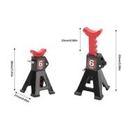 IVLAZLRG Simberatura di Simulazione in Ferro in Alluminio per 1/24 1/18 SCX24 RC Crawler Cars Compatibile con Vari Modelli(Black)