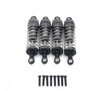 IVLAZLRG Stumo Anteriore e Posteriore Universale Set di ammortizzatori Posteriori 4 pc per 124019 144001 Parti di aggiornamento 'Auto RC(Dark Grey)