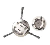 IVLAZLRG Testa in Filo in Acciaio da 3/6 Pollici per falciatrici da Prato e calcoli a spazzole rimozione della Polvere di diserbo del Giardino del Giardino(A-3 Cutter)