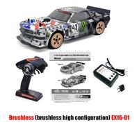 IVLAZLRG ZD Racing EX-16 1/16 RC Auto con Motore a Telecomando a Motore Brushless 4wd per la velocità del Modello Compatibile in tournée su Strada Fino a 40 km/h(Brushless EX16-01)