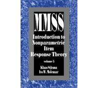 Ivo W. Molenaar Klaas S Introduction to Nonparametric Item Response (Tascabile)