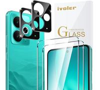 iVoler 2+2 Pezzi Vetro Temperato per Realme 14T 5G, 2 Pezzi Pellicola Protettiva con 2 Pezzi Pellicola Fotocamera, Durezza 9H, Anti Graffio, HD Chiaro, Senza Bolle