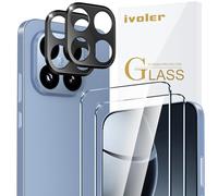 iVoler 2+2 Pezzi Vetro Temperato per Xiaomi 15T 5G / Xiaomi 15T Pro 5G, 2 Pezzi Pellicola Protettiva con 2 Pezzi Pellicola Fotocamera, Durezza 9H, Anti Graffio, HD Chiaro, Senza Bolle